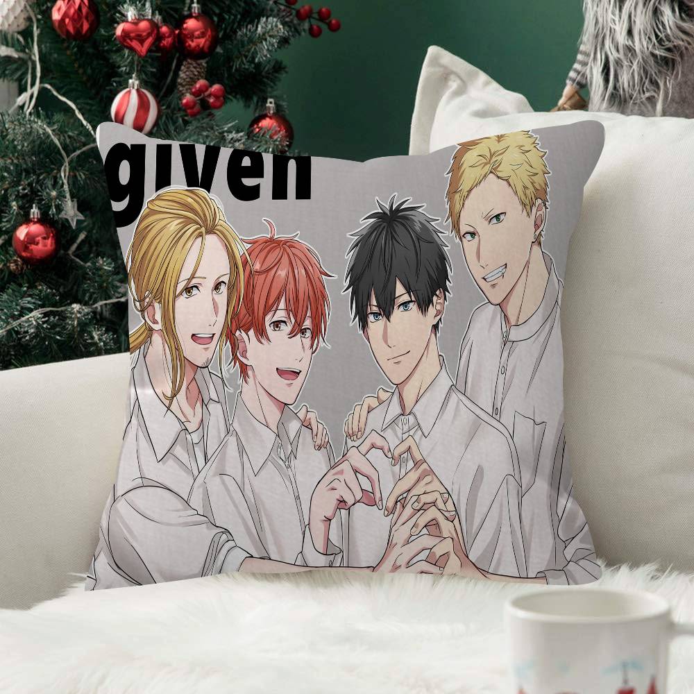 Given Manga Vai Receber Anime Cushion Cover Decorative Pillow Sofa Home Decor Case Pillow Cases