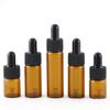 Коричневые стеклянные флаконы-капельницы: 5-15 мл, 10 мл флаконы для эфирных масел, жидкие эссенции и косметические контейнеры