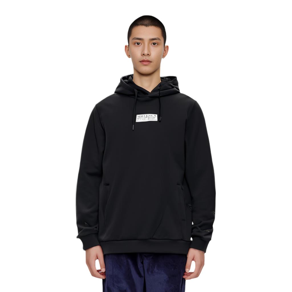 Anta Мужская трикотажная толстовка с флисовой подкладкой Basketball Series, черная 152141746-2