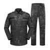 Tactical Camouflage Cycling Jersey Suit Long Sleeve Breathable Outdoor Training Sportswear