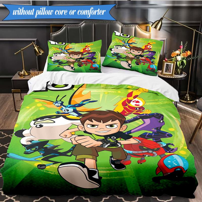 Alien heroes 3pcs K-pop music group Bedding set,Ideal for Bedroom, Dormitory,Including Duvet Cover And 2pcs Pillowcases,Fan gifts