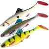 3D Eyes Artificial Swimbait T Tail Simulated Fake Bait Colorful Soft Fishing Lures Out Fishing
