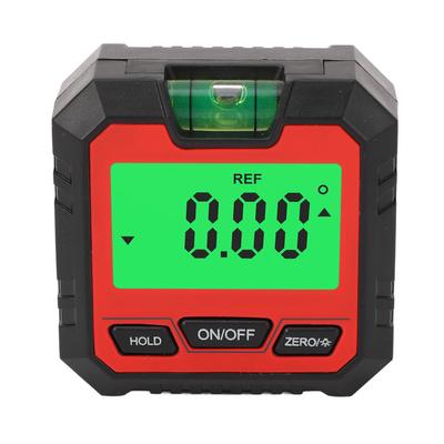 Цифровой уровень-бокс с подсветкой ЖК-дисплея, магнитное основание, 4 x 90 градусов, мини-угломер, измеритель, искатель, транспортир для