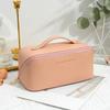 Travel Cosmetic Bag for Women Leather Makeup Organizer Female Toiletry Bags High-capacity Cosmetic Storage Bag Waterproof Pouch
