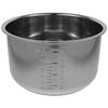 304 Stainless Steel Electric Rice Cooker Inner Pot Thickened Non Stick Universal Replacement Accessory with Scale for