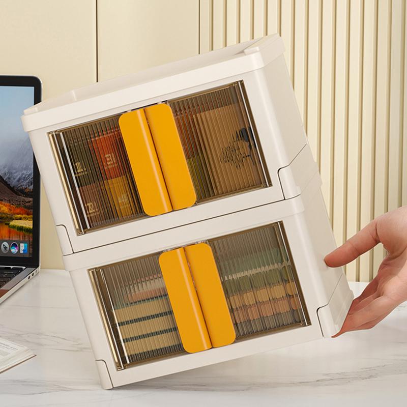 Складная коробка Sotrage, складная портативная пластиковая корзина для хранения игрушек, контейнер для хранения кукол, домашний органайзер для гардероба