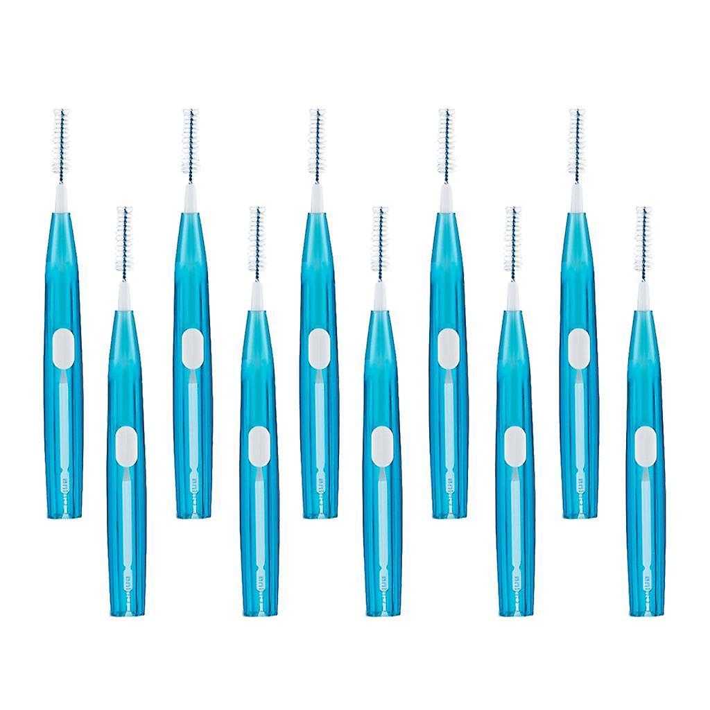 10Pcs Push-Pull Interdental Brush Toothpick Floss Teeth Cleaner Oral Care