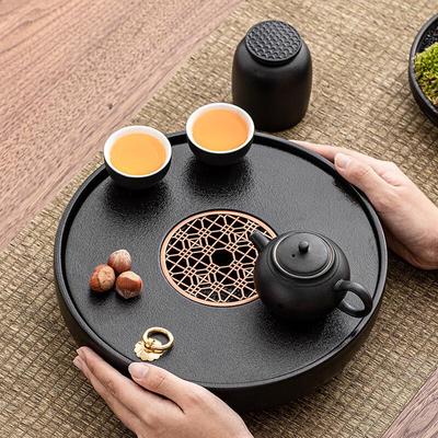 Портативный чайный набор Jinyuxi из черной керамики