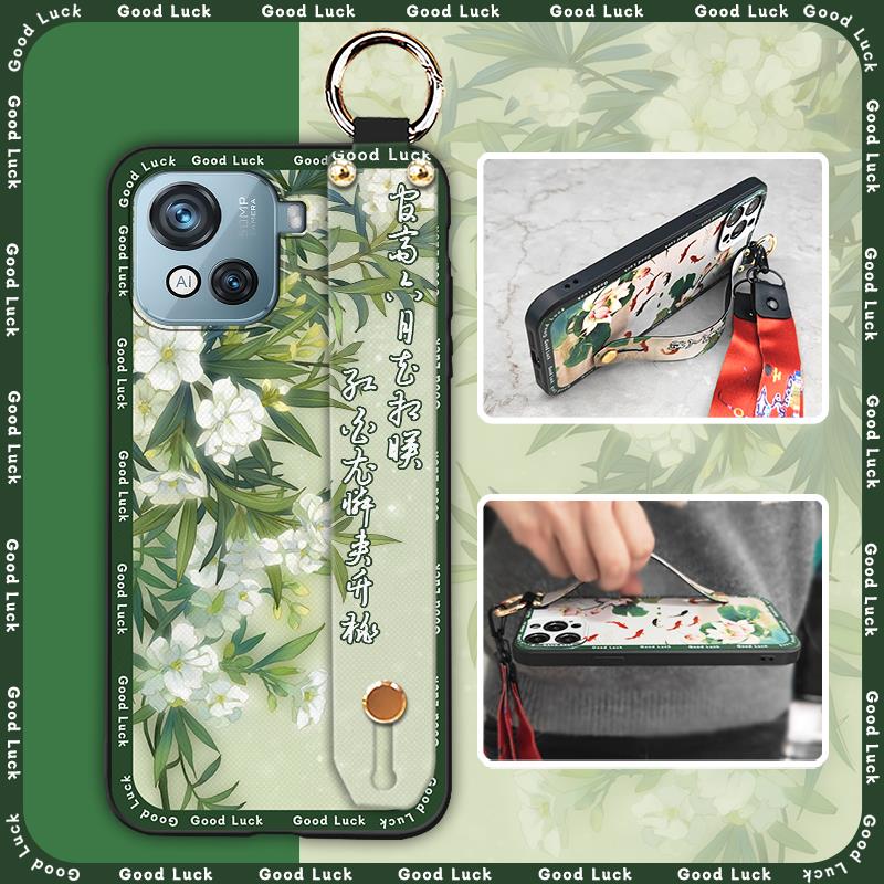 Прочный чехол для телефона для пожилой леди для Blackview Oscal C80 Задняя крышка Водонепроницаемый силиконовый держатель для телефона с кольцом Модный шнурок