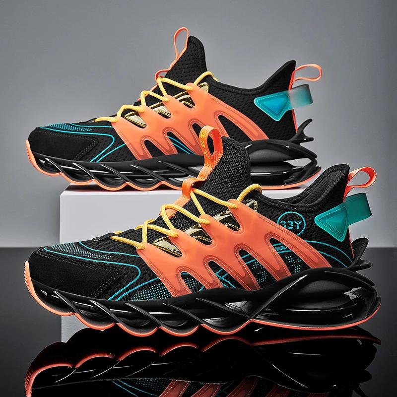 Мужская обувь Кроссовки Мужские теннисные туфли Роскошные мужские повседневные кроссовки для бега Дышащие модные мокасины Кроссовки для мужчин