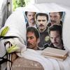 Чарли Свон Сумерки Наволочка Печать Полиэстер Чехол для Подушки Декоративный Чехол для Подушки-Пледа Домашний Квадратный 45X45см