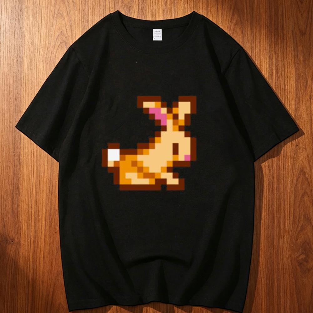 Stardew Valley Cotton Teen 80s Retro Korean Clothes Pastel Harajuku  Anime Tshirt Colorful Vintage Hip Hop Gothic Kawaii Y2k