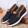 Old Beijing Cloth Shoes for Men's Casual Wear Resistant and Anti Slip Men's Vulcanized Shoes, with a Breathable Canvas Upper