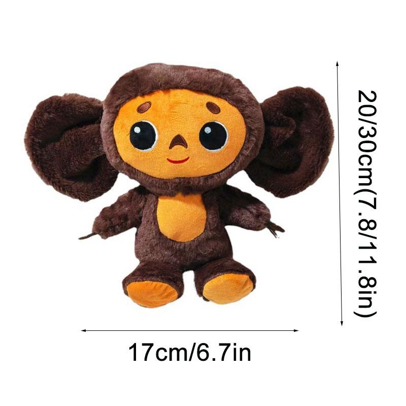Милые плюшевые игрушки Чебурашка, обезьянка, мягкие куклы, детский рождественский подарок на день рождения