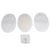 3pcs Bath Loofah Sponge Bath Wiping Shower Towel With Hook Exfoliate Deeply Clean Skin Remove Grease Dead Skin Shower Bathtub