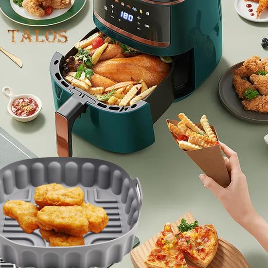 Противень для выпечки, устойчивый к высоким температурам, многоцелевой, с равномерным подогревом, практичная силиконовая корзина, горшок, противень для выпечки, кухонные аксессуары