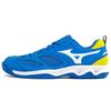 Dynablitz Lightweight Breathable Low-Top Volleyball Training Shoes Unisex Sneaker Blue Yellow V1GA212247