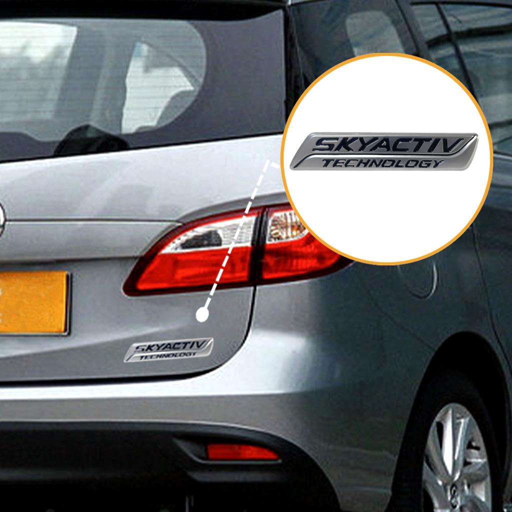 Skyactiv Technology Car Badge Car Emblem For M3 M5 Atenza Axela Trunk Badge Logo Sticker