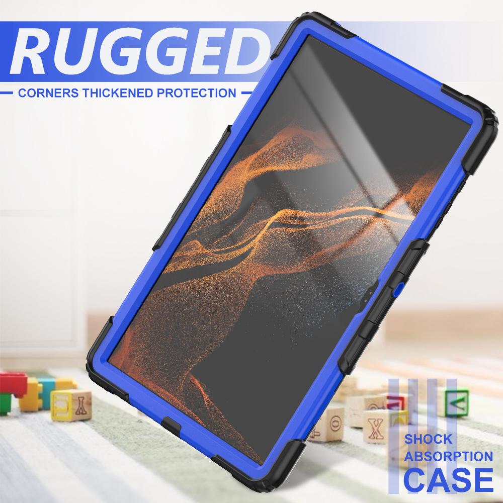 Armor Heavy Duty для Samsung Galaxy Tab S8Ultra Smart Tablet Case для 12,4 Samsung S7Plus A8 10,5 X200 A7 Lite 10,4 T500/T505 Силиконовый защитный чехол