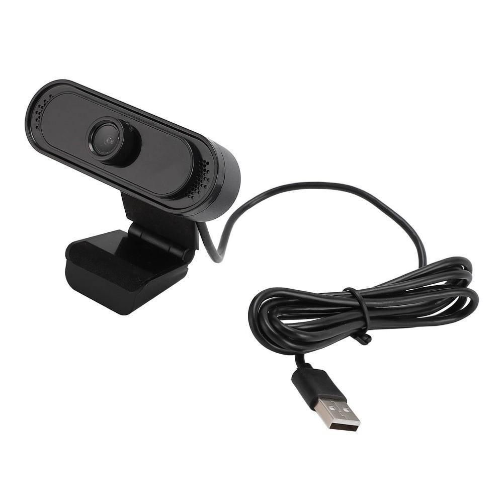 1080P HD 30FPS Webcam with Noise Reduction Microphone Foldable Clip Mount HD Webcam for Computer