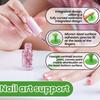 1 шт. Подставка-опора для пальца руки при маникюре Портативный пластиковый инструмент для фиксации пальца Локатор для ногтей Профессиональные принадлежности для нейл-арта Аксессуары