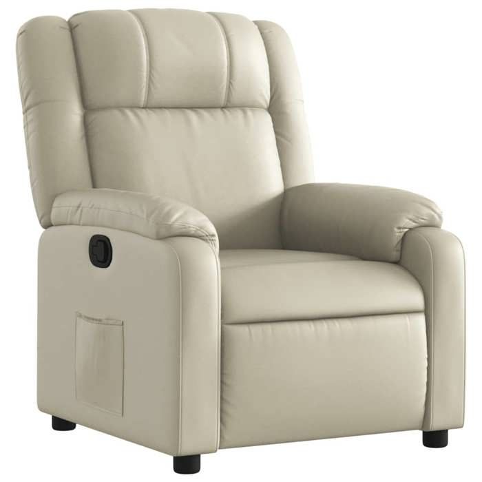 VidaXL Fauteuil Inclinable, Chaise avec Repose-pieds, Siège avec Dossier et Accoudoirs, Meuble de Salle de Séjour, Moderne, 373523