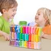 Набор детского пластилина разных цветов, пластилин для начинающих, поделки, домашнее обучение, развивающие занятия, стимулирующие креативность