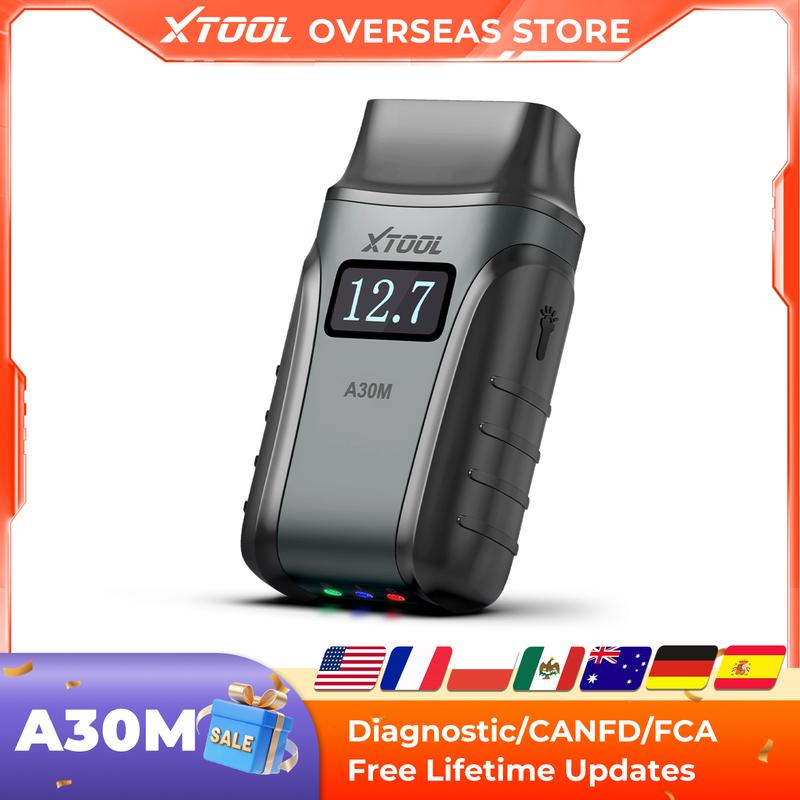 XTOOL Anyscan A30M OBD2 Scanner Active Test Car Diagnostic Tool ABS Bleed Code Reader Auto VIN Lifetime Free Update
