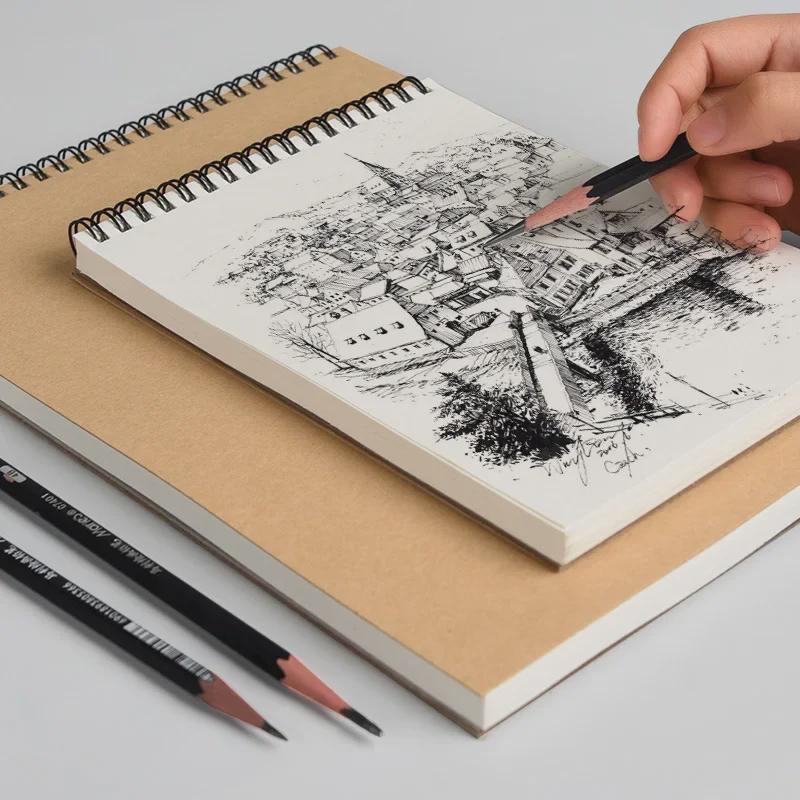 Альбом для рисования Юаньхао: Форматы от А4 до 8К, для учащихся художественных вузов и детского сада, 16 страниц