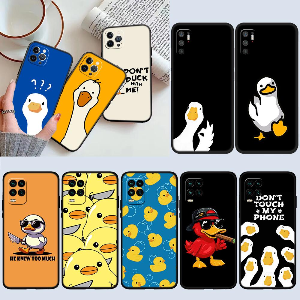 DUCK Cartoon Phone Case for Motorola Moto Edge 60 60s 70 G86 G56 G54 E14 G04S G45 G54 G64 S30 S50 X30 X40 X50 Ultra Pro Power