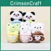 Teacup Animal Plush Keychain Durable Short Plush With Pp Cotton Fill For Backpack Decor
