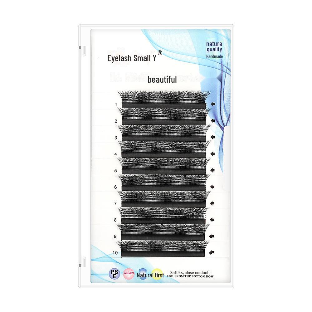 Натуральные, мягкие W-образные цветущие ресницы клевера состоят из пучка из 6 переплетенных между собой ресниц, что предотвращает распускание корней.