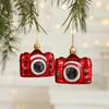 2Pcs Christmas Pendant Exquisite Mushroom Donut Santa Claus Shape Xmas Tree Hanging Ornament for Festive Decoration