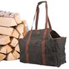 Водонепроницаемая вощеная сумка для хранения дров, вместительная сумка для хранения дров, аксессуары для камина