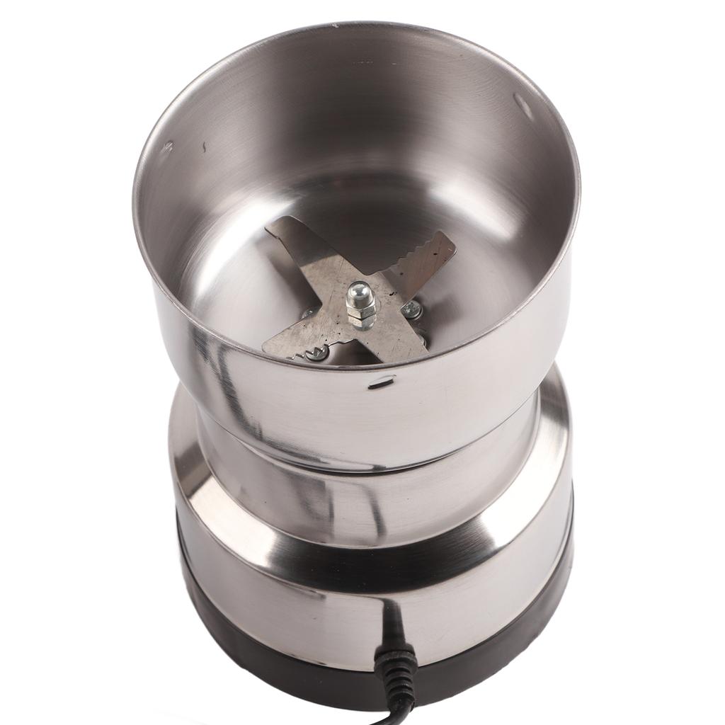 Электрическая кофемолка для зерен специй из нержавеющей стали с 4 лезвиями, портативная мельница для зерен