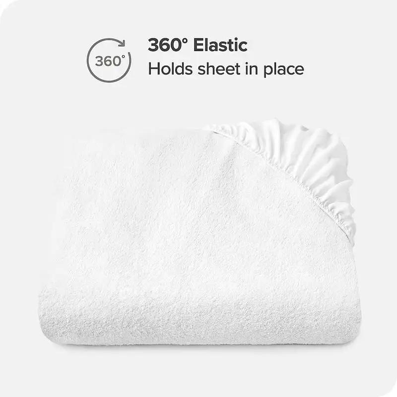 1 шт. мягкая махровая ткань, водостойкая эластичная простыня, дышащая махровая ткань, защита для матраса, вязаный чехол на кровать с глубоким карманом