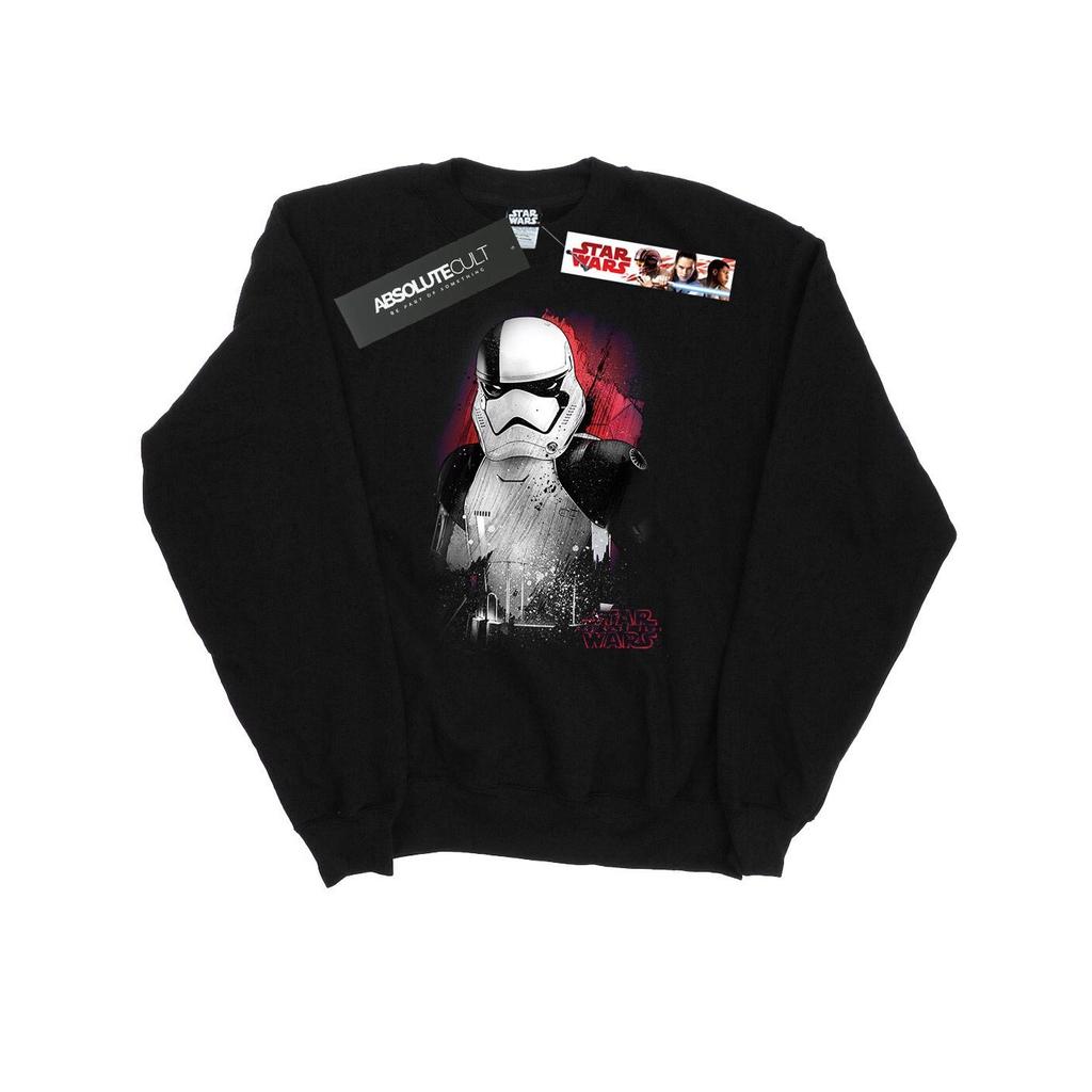Star Wars Mens The Last Jedi Stormtrooper Brushed Sweatshirt