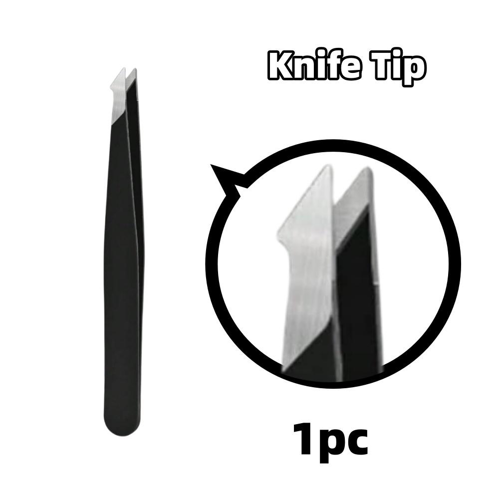 1/4 шт. Клипсы для подстригания бровей из нержавеющей стали Профессиональный набор пинцетов Очень точные щипцы для удаления волос на лице Инструмент для макияжа красоты