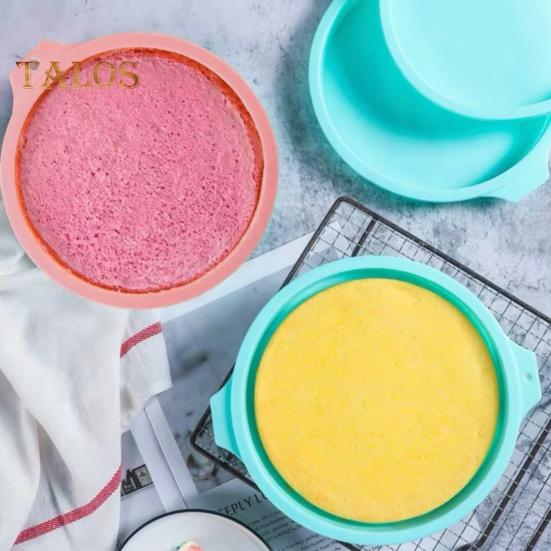 Silicone Cake Mold No Slicing Make Cakes Anti-scalding Convenient High Tenacity Pastry Mold Cake Shop Tool