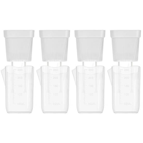 Самополивающиеся горшки для растений Мини полупрозрачные пластиковые кашпо Горшок для размножения растений с резервуаром для рассады, черенков, алоказии, африканских фиалок, хойи