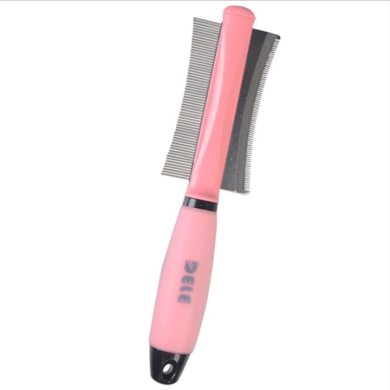 Pet Silicone Hair Removal Comb Deshedding Brush Grooming Tools With Ergonomic Non-slip Handle For
