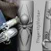 3D Форма для ногтей Силиконовая Паук Скорпион DIY Темный Панк Стиль Мягкие Штамповочные Пластины Маникюр Арт Формы Инструменты Декорации Шаблоны