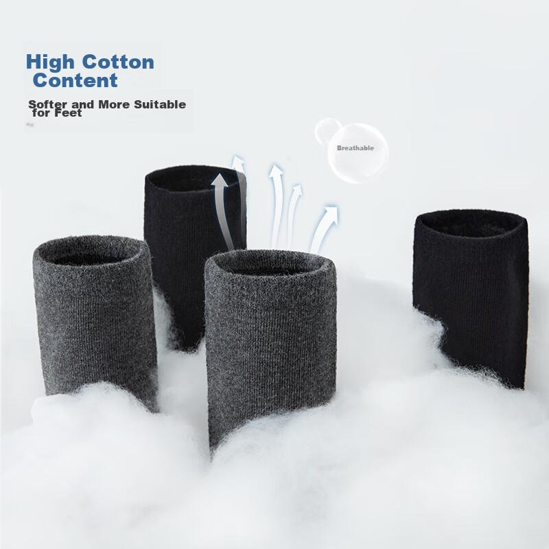 Freego Disposable Long Socks for Men And Women, Thin Travel All-Season Cotton Socks, Sweat-Absorbing Breathable Sports Socks, No-Wash