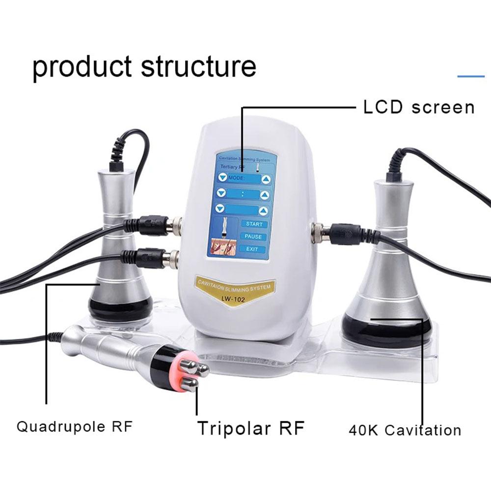 Многополярный Ультразвуковой RF Аппарат для Ухода за Телом Лица и Тела Подтяжка Кожи Контуринг Тела Домашний Косметологический Прибор