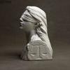 Goddess of Justice Themis Plaster Statue Desk Decoration Classical Artwork Half Body Characters Sculpture Room Aesthetic Decor