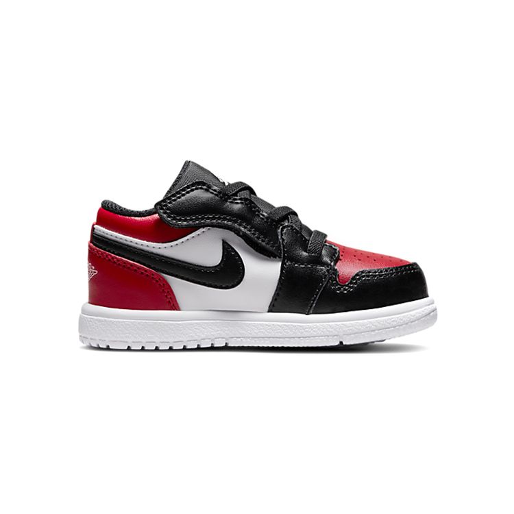 Детские кроссовки Air Jordan 1 Low ALT TD Bred Toe Gym-Red White Black CI3436-612