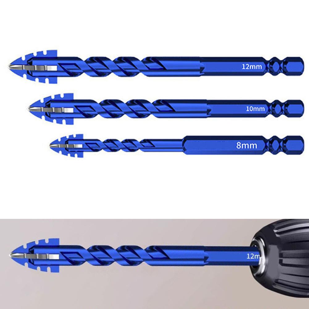 Прибл. 6 8 10 мм 8 10 12 мм Сверление Стекло Плитка Эффективное Пробивание Хорошие Режущие Края Для Различных Материалов