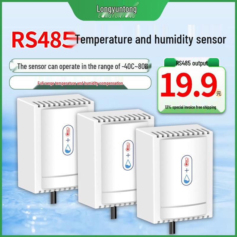 RS485 Temperature & Humidity Sensor Monitor with Modbus-RTU Protocol