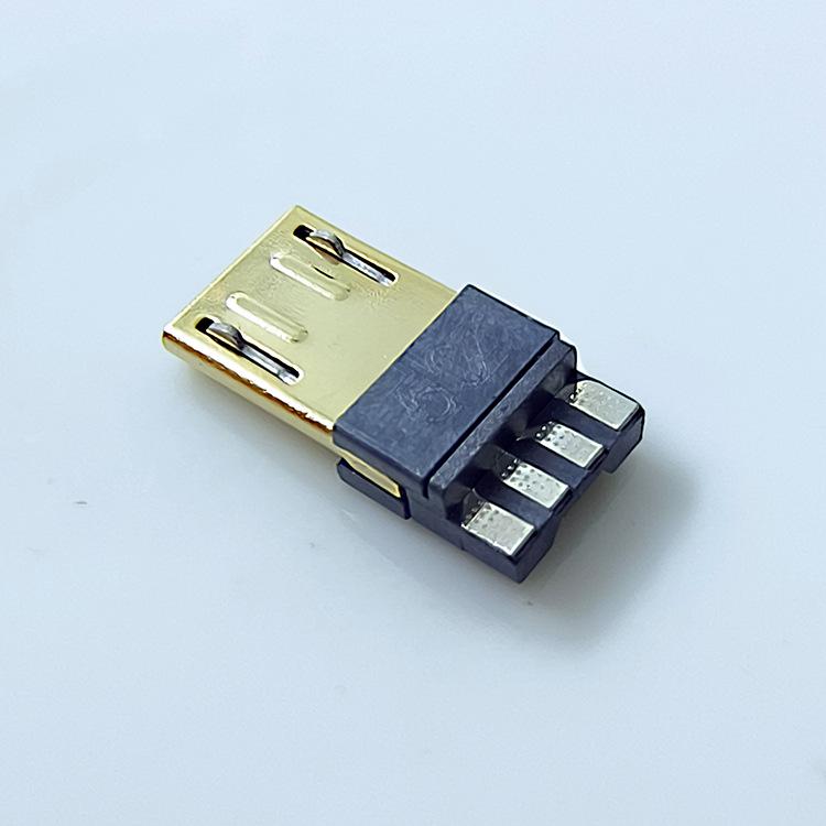 Позолоченный USB-разъем Micro Type-C: Высококачественная клавиатура, Флеш-накопитель, Усилитель для наушников, Кабель для передачи данных для мобильного телефона.