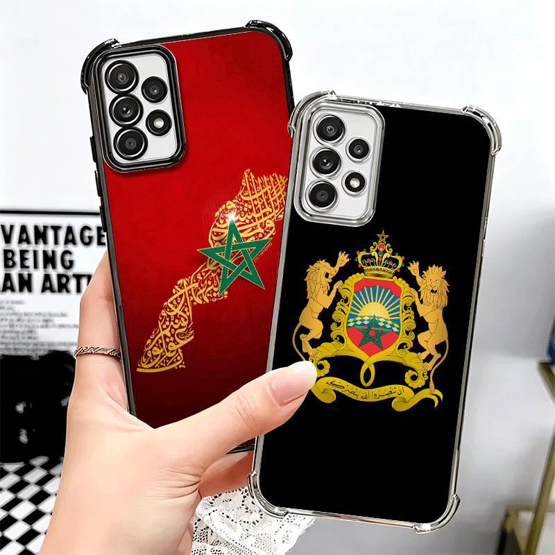 Покрытие в виде флага Марокко Чехол для телефона Для Samsung A17 A07 A37 A57 A16 A56 A15 A55 A14 A54 A13 A53 A26 A36 A25 A35 A24 A34 A23 A33